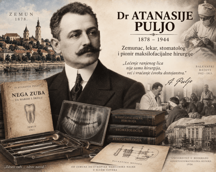 Dr Atanasije Puljo, zemunski lekar i pionir moderne srpske stomatologije