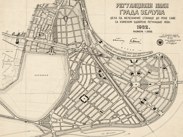 Regulacioni plan Zemuna iz 1932. godine za prostor između Zemuna i Beograda