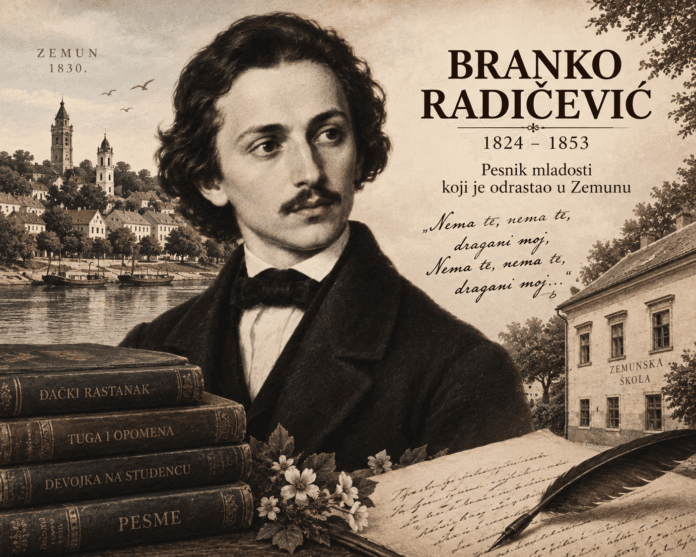 Branko Radičević i Zemun, pesnik srpskog romantizma koji je detinjstvo i školovanje proveo u Zemunu