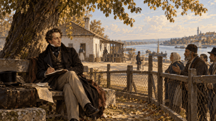Alfons de Lamartin u Zemunu 1833. godine